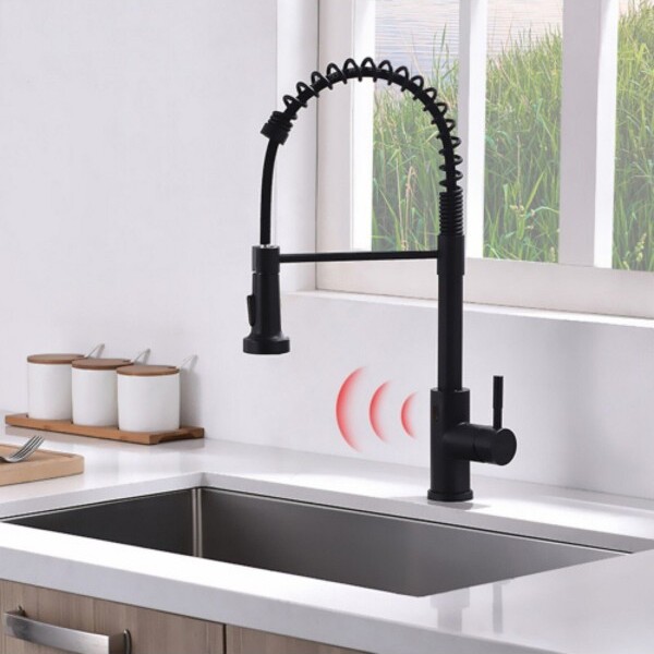 The Misty Moon TouchlessKitchenFaucet,Hands-FreeAutomaticSmartKitchenSinkFaucet.