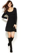 Thumbnail for your product : INC International Concepts Long-Sleeve Ribbed Dress