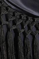 Thumbnail for your product : Altuzarra Calypson fringed silk top