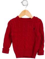 Thumbnail for your product : Ralph Lauren Boys' Cable Knit Crew Neck Sweater
