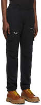 Thumbnail for your product : Off-White Black Jersey Logo Cargo Trousers