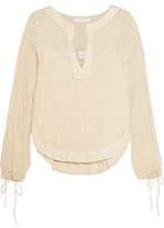 See By Chloé Crinkled Cotton-Blend To 