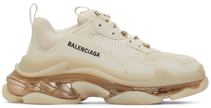 balenciaga runner beige