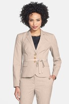 Thumbnail for your product : Halogen Belted Cross Weave Jacket