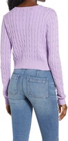 Thumbnail for your product : Ten Sixty Sherman Crop Cable Cardigan