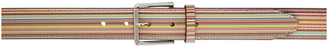 Paul Smith Multicolor Signature Stripe Belt