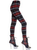 Thumbnail for your product : Jean Paul Gaultier Plaid Stretch Wool Gabardine Trousers