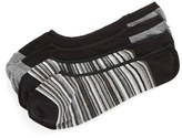 Thumbnail for your product : Cole Haan 'Town' Stripe No-Show Socks (2-Pack) (Men)