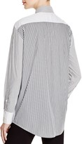 Thumbnail for your product : DKNY Pattern Block Stripe Button Down Shirt