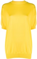 Thumbnail for your product : Plan C Crew-Neck Short-Sleeve Jumper