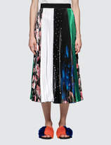 Thumbnail for your product : MSGM Iconic Printed Patchwork Skirt