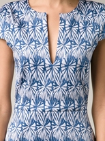 Thumbnail for your product : Wes Gordon Leaf Print Dress