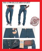 Thumbnail for your product : Levi's Levis Style# 501-1586 33 X 34 Blue Midnight Original Jeans Straight Pre Wash