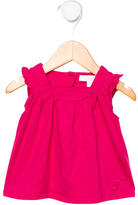 Thumbnail for your product : Burberry Girls' Ruffle-Trimmed Top