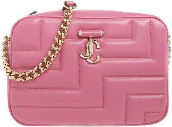 Jimmy Choo micro Avenue quilted shoulder bag - ShopStyle