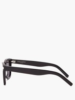Thumbnail for your product : Saint Laurent Eyewear D-frame Acetate Sunglasses - Black