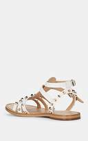 Thumbnail for your product : FiveSeventyFive Women's Studded Leather Multi-Strap Sandals - White