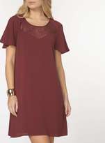 Thumbnail for your product : Vila **Vila Burgundy Lace Sleeve Dress