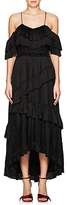 Thumbnail for your product : Ulla Johnson Women's Louisa Silk Maxi Dress - Noir