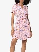 Thumbnail for your product : HVN Maria Miami print silk mini dress