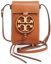 tory burch miller leather smartphone crossbody