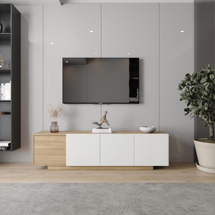 Nexera Riva Tv Stand, 72- Inch