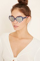 Thumbnail for your product : Forever 21 FOREVER 21+ Heart-Shaped Sunglasses