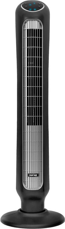 FanFair 43 in. 5 Fan Speeds Tower Fan in Black with Oscillation