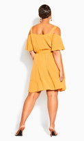 Thumbnail for your product : City Chic Paradise Dress - sunshine