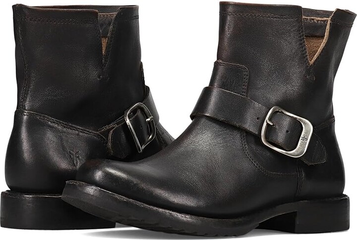 Short Heel Black Booties ShopStyle