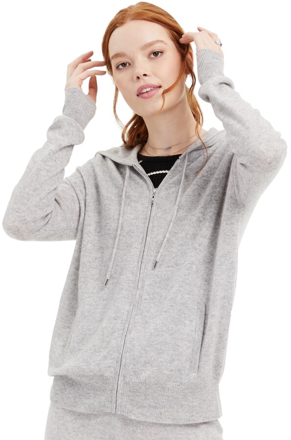 Knitted Zip Sweater With Hoodie | Shop the world's largest 