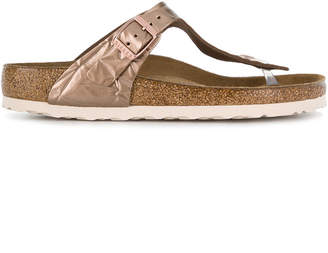 Birkenstock metallic sandals