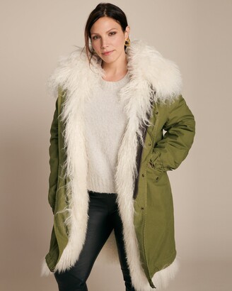 Mr & Mrs Italy Parka with Mongolian Fur Lining - ShopStyle
