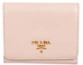 Thumbnail for your product : Prada Saffiano Compact Wallet