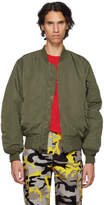 Thumbnail for your product : Alyx Green Pilot Bomber Jacket