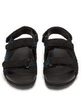 Thumbnail for your product : By Walid Felix 19th-century Beaded Sandals - Black