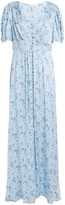 Thumbnail for your product : LoveShackFancy Stacy Floral-print Washed Silk-satin Maxi Dress