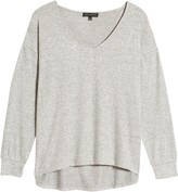 Thumbnail for your product : Gibson V-Neck Fleece Top