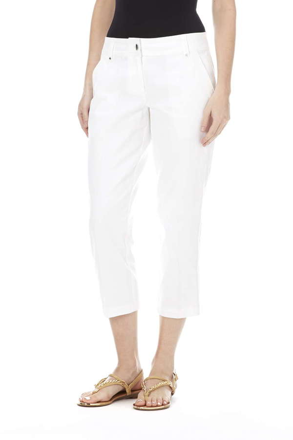 Wallis Petite White Crop Trouser - ShopStyle