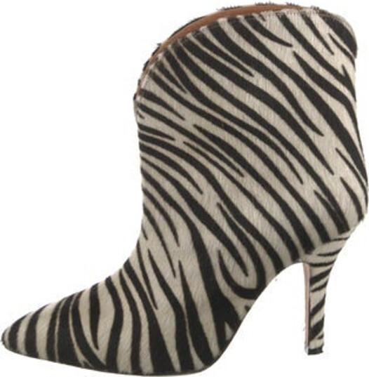 Paris Texas Calf Hair Animal Print Western Boots ShopStyle