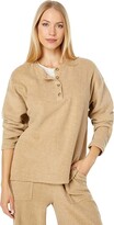 Thumbnail for your product : Madewell MWL Cozybrushed Henley Top (Heather Camel) Women's Clothing