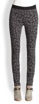Thumbnail for your product : Marc by Marc Jacobs Heather Leopard Stretch Jacquard Skinny Pants