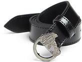 Thumbnail for your product : Versace Medusa Logo Leather Belt