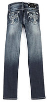 Thumbnail for your product : Miss Me Girls 7-16 Cross-Accented-Pocket Skinny Jeans