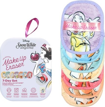 Makeup Eraser MakeUpEraserSnowWhiteSkincareToolSetWithLaundryBag-7ct:MicrofiberFaceWipesforAllSkinTypes