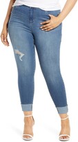 Thumbnail for your product : 1822 Denim Distressed Roll Ankle Jeggings