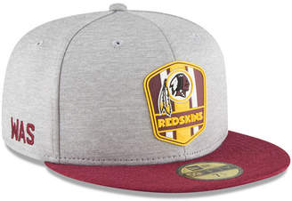 New Era Washington Redskins On Field Sideline Road 59FIFTY Fitted Cap