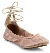 Thumbnail for your product : Joie Bandele Satin Ballet Flats