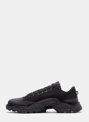 Adidas By Raf Simons New Runner Sneakers in Black