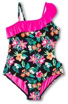 Thumbnail for your product : CircoTM Girls' Circo Plus Size One Piece Floral Print Swimsuit